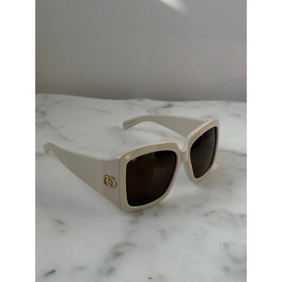 NEW Gucci GG1402S Ivory White Marmont Sunglasses - Picture 3 of 8
